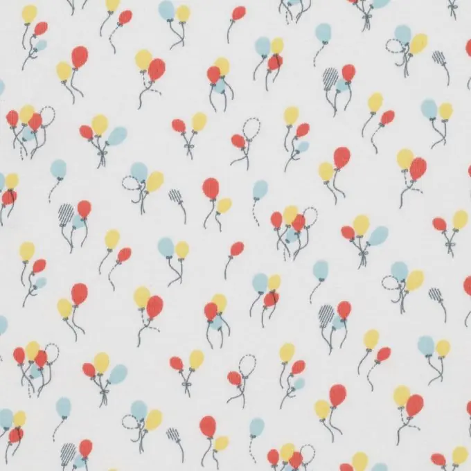 Ballon-Print Strickstoff Gelb 145cm Breite Jetzt Kaufen