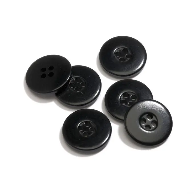 Knöpfe 4 Löcher Coroza schwarz Kostenloser Rückversand