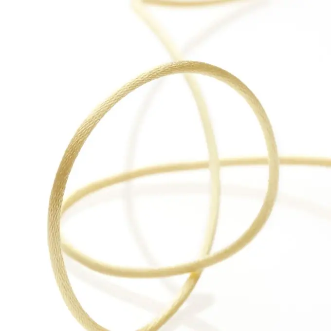 Kordel, gelb, 2 mm Preisknaller