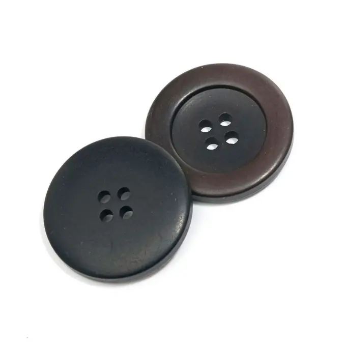 Finale Aktion Knöpfe 4 Löcher braun