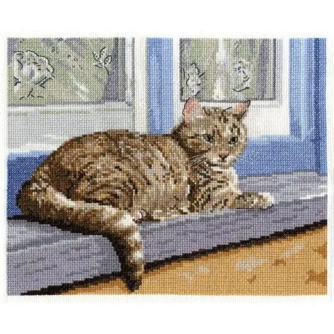 Mengenrabatt Kreuzstichset „Ein Lieblingsort“ Stickpackung