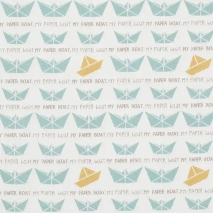 Online Kaufen Baumwollstoff Paper Boat 160cm Breite