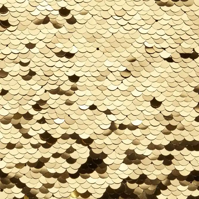 Netzstoff mit Gold-Pailletten 145cm Breite Preiswert