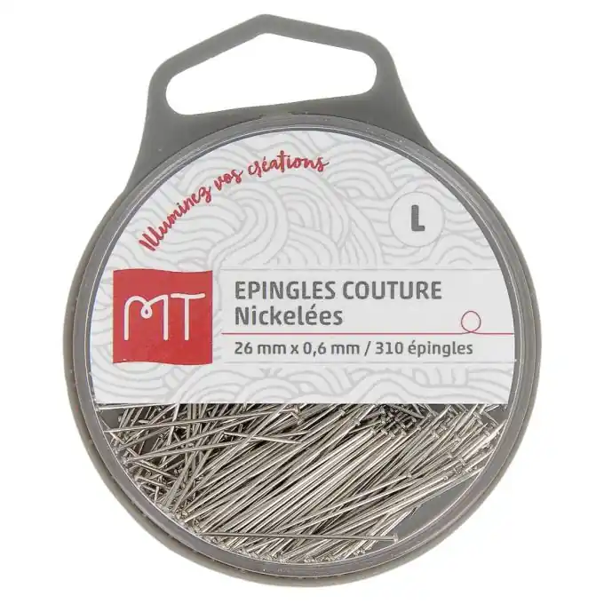 Heißes Angebot Stecknadeln zum Nähen, vernickelt, 26 mm x 0,6 mm