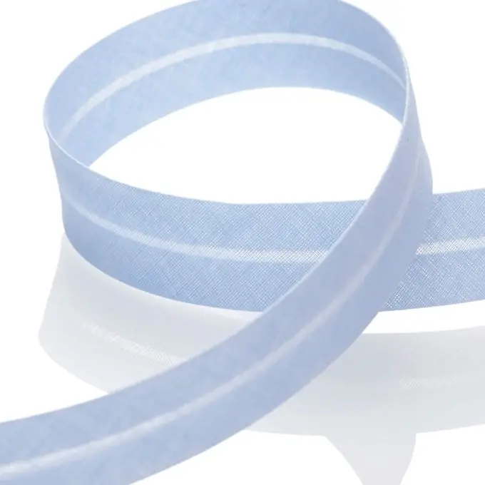 Rabatt Schrägband für alle Textilien – Himmelblau, 20 mm