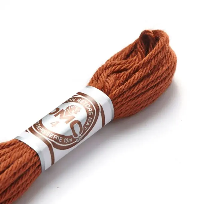 Abverkauf Zwirnsfaden für Stickerei, mattes Braun – COL 2400