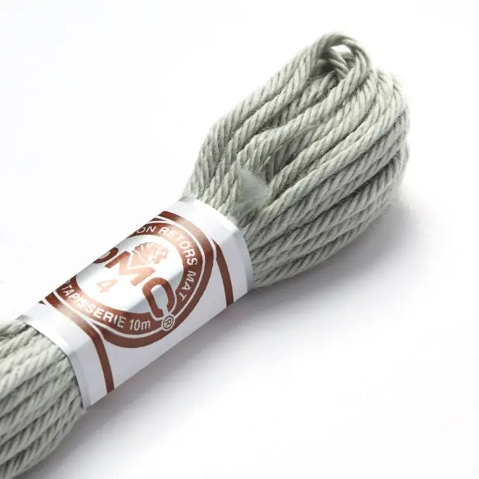 Zwirnsfaden für Stickerei, mattes Grau – COL 2648 Weltweiter Versand