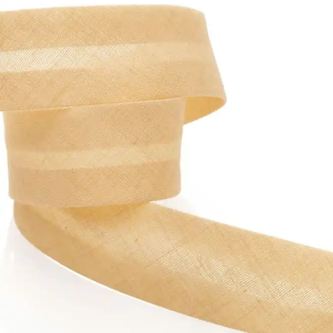 Schrägband für alle Textilien – Dunkelbeige 20 mm Bestpreis