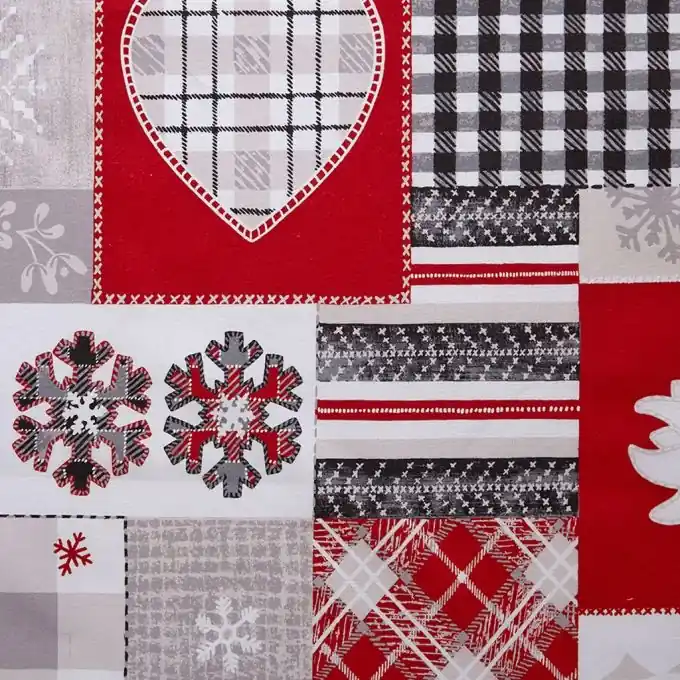 Original Großbreit Jacquard-Stoff Bergmotiv 280cm