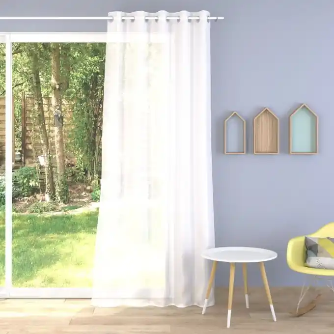 Beschwerte Gardinen Chic, weiß, extra breit Sale