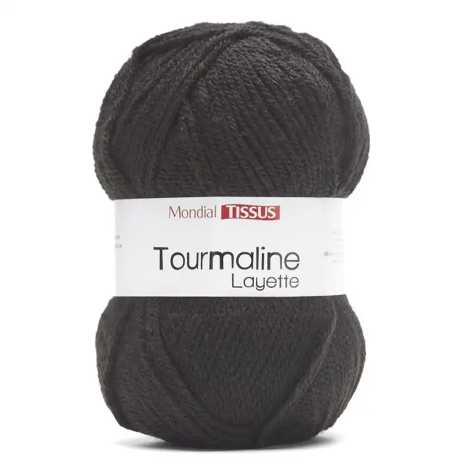 Strickgarnknäuel für die Babyausstattung Tourmaline, schwarz Neuheit