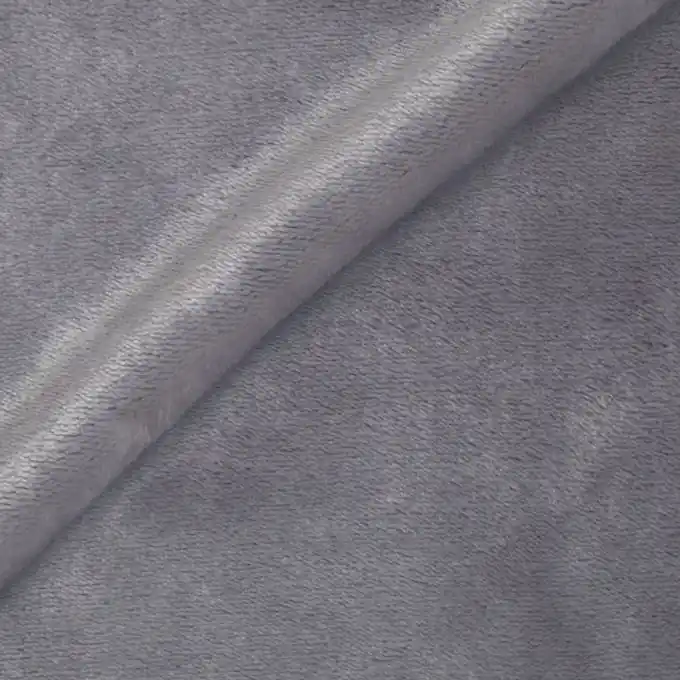 Graue Kuscheldecke 150 cm Breite – Unifarben Neu