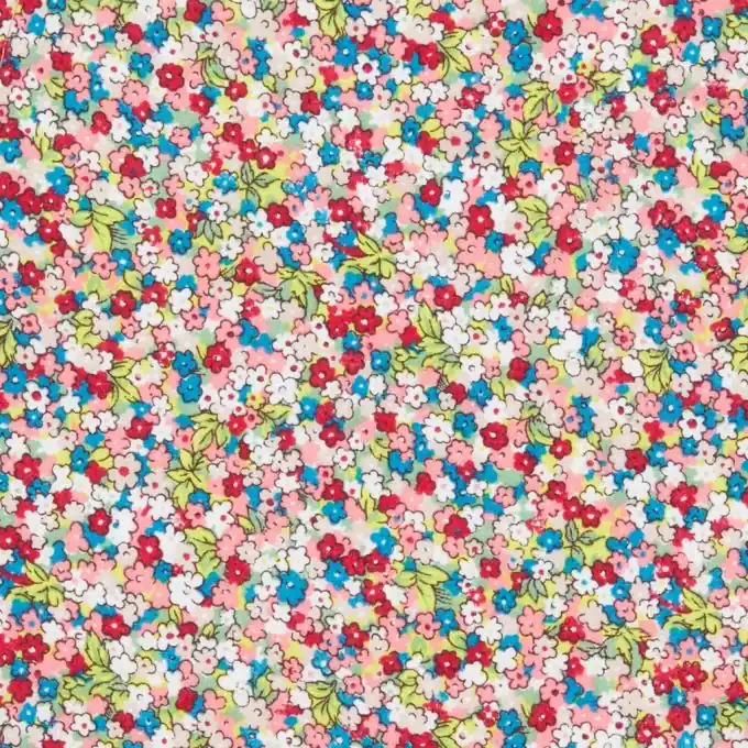 Leichter Baumwollstoff Blumenmuster 145cm Breite Ab Werk