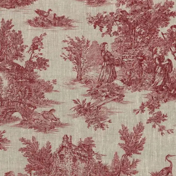 Pastorale Leinenstoff – 150 cm Breite – Naturfarben Ausverkauf