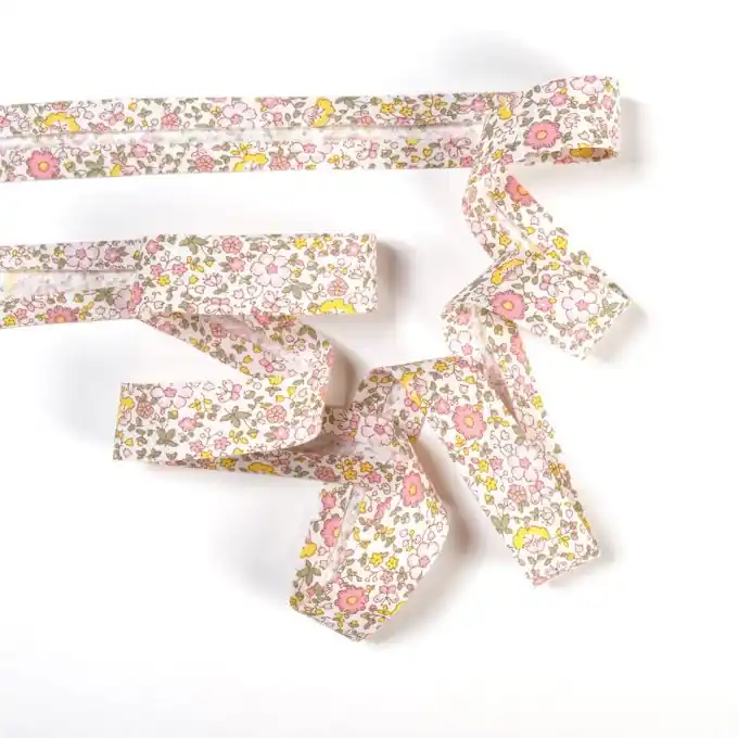 Schrägband mit Blumenmuster Abverkauf