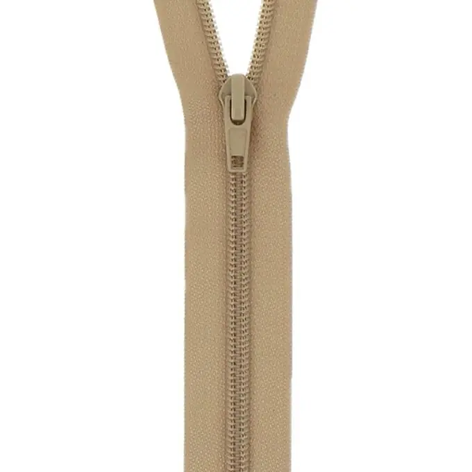 Spiralreißverschluss n°5 mit Schiebern beige Top-Preis