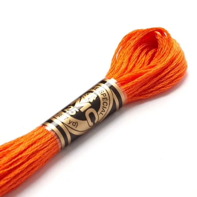 Mouliné-Faden für Stickereien – Gelb- und Orangetöne – COL 947 Neu