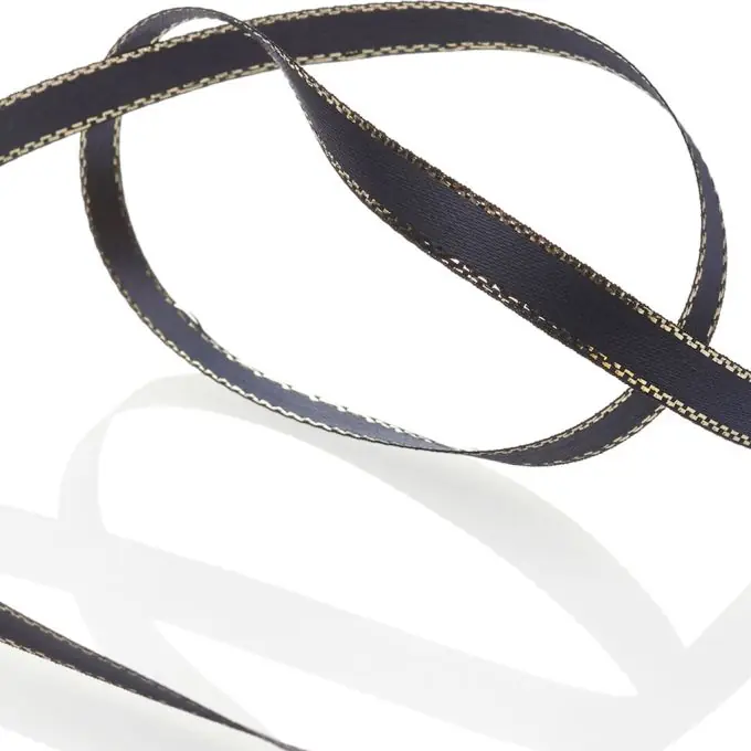 Kostenloser Versand Satinband 7mm – Marineblau