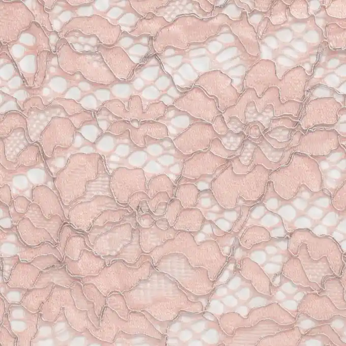 Mega-Angebot Spitzenstoff Rosa und Grau 150cm Breite