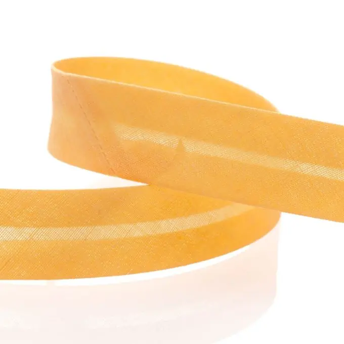 Markenware Schrägband für alle Textilien – Orange-gelb, 20 mm