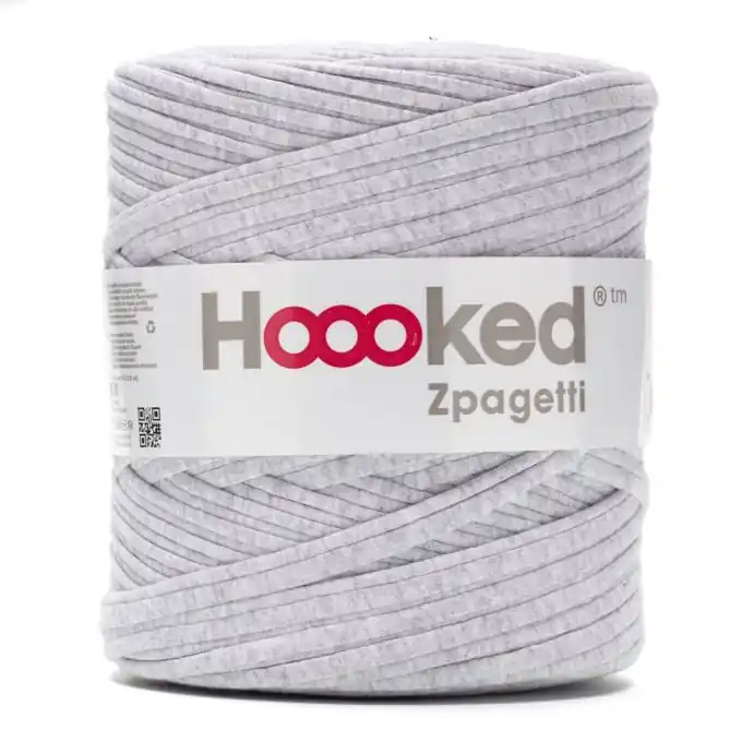 Heißes Angebot Zpagetti Grau Klassik Hoooked 120m Handarbeitsgarn