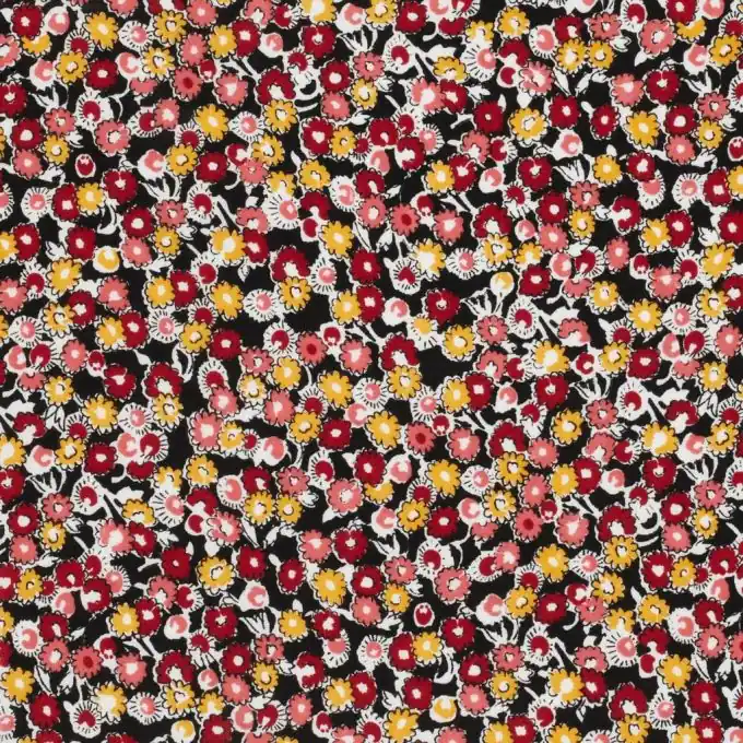 Expressversand Viskosestoff Blumenmuster 145 cm Breite