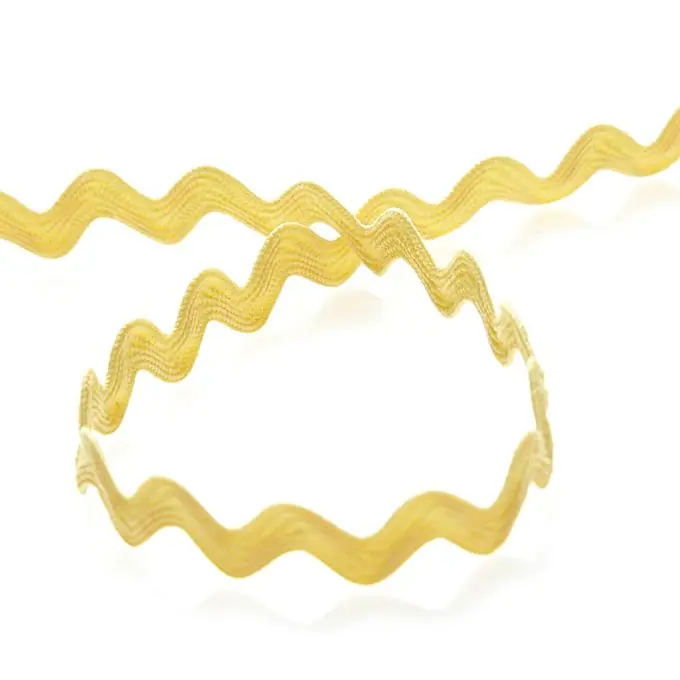 Zackenlitze – hellgelb 12 mm Preis Gesenkt