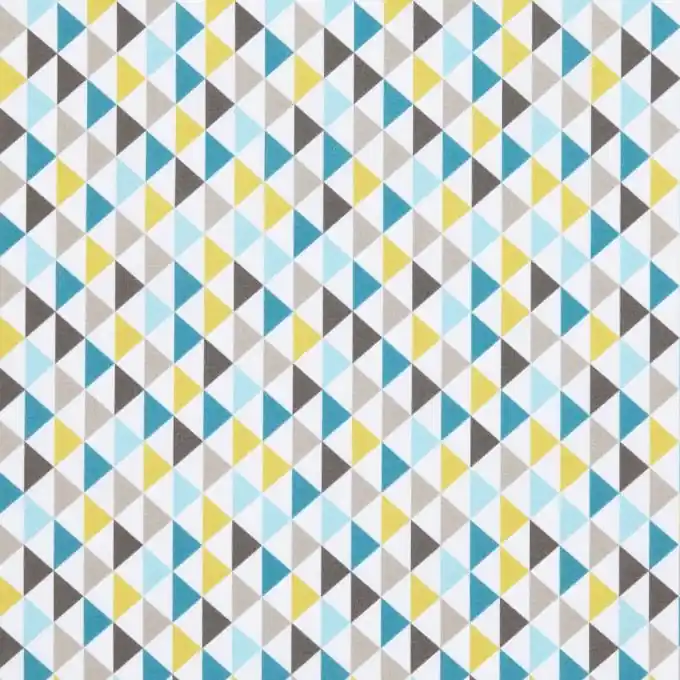 Schneller Versand Baumwollstoff Kleine Dreiecke – 160cm Breite