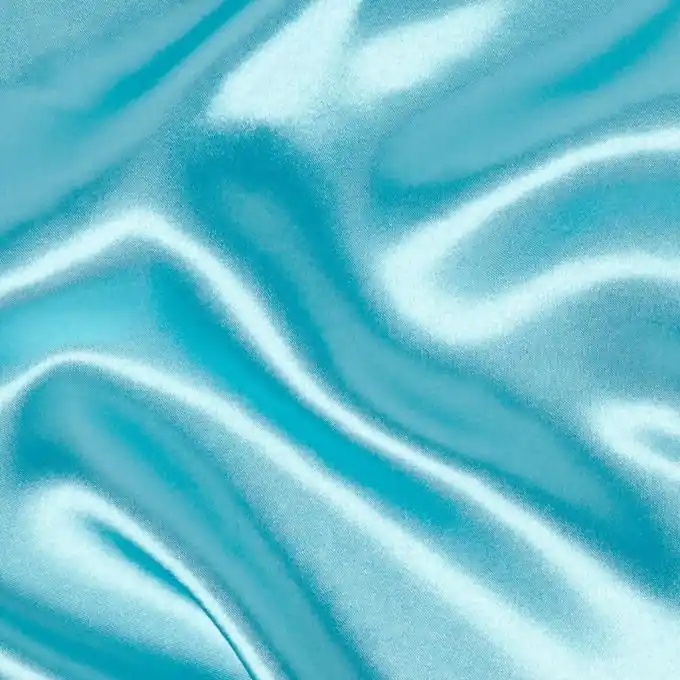 Geprüft Satintuch Lala 150cm Breite Unifarben Türkis