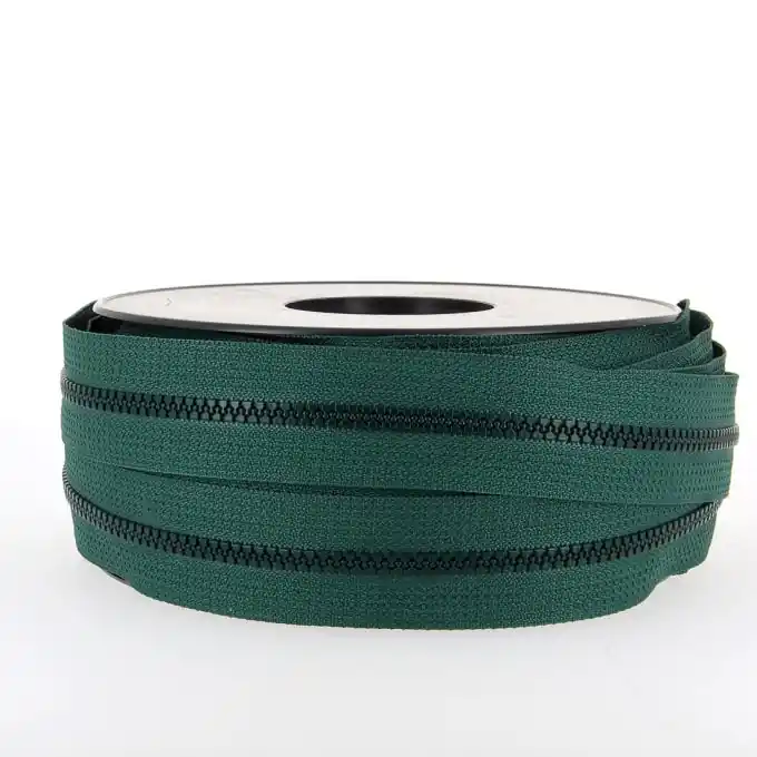 Preisknaller Reißverschluss, Meterware, tannengrün, ohne Schieber