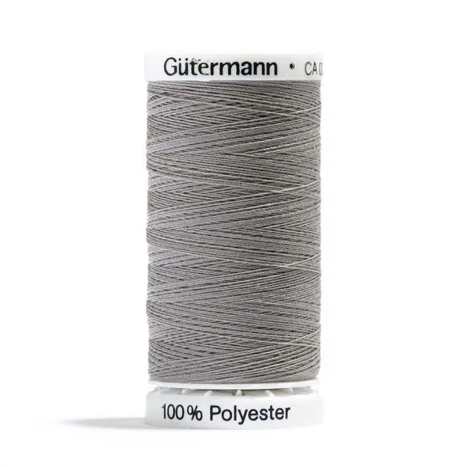 Super-Preis Polyestergarnspule Gütermann – Grau – Schwarz – COL 493