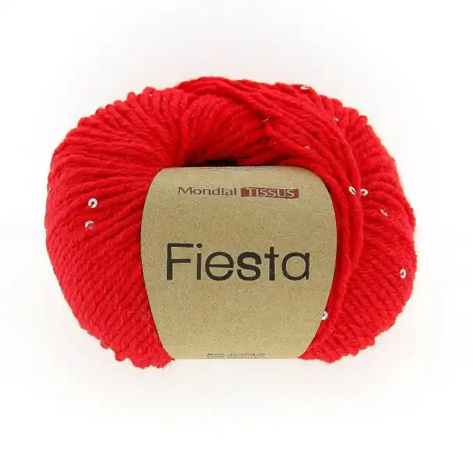 Gratis Versand Strickgarnknäul Fiesta Rot