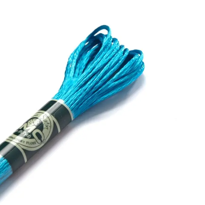 Günstig Mouliné-Faden Satin, blau – COL S995