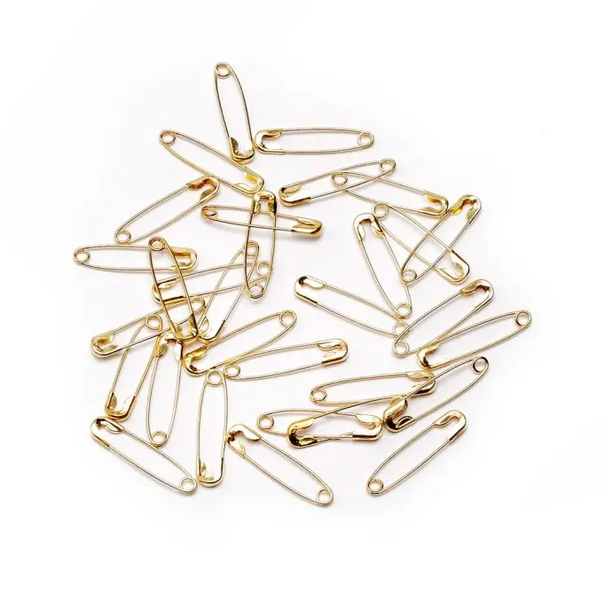 Sicherheitsnadeln Messing Nr. 0, 22 mm Kostenloser Rückversand