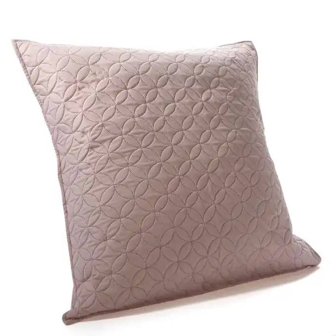 Super-Preis Gesteppte Kissenhülle 65×65 cm – Weiß