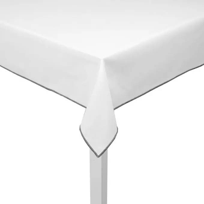 Preis Gesenkt Rechteckige Tischdecke, weiß