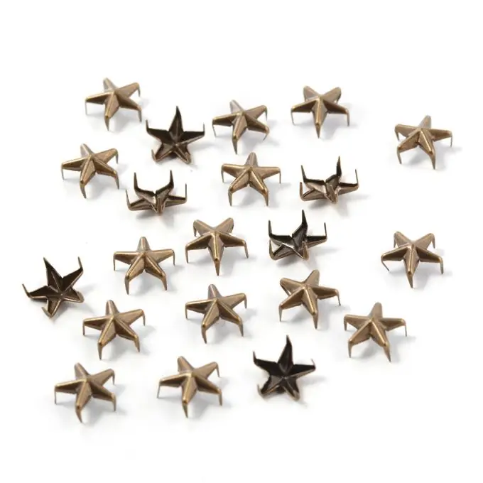 Super-Preis Krallennieten sternenförmig, bronzefarben