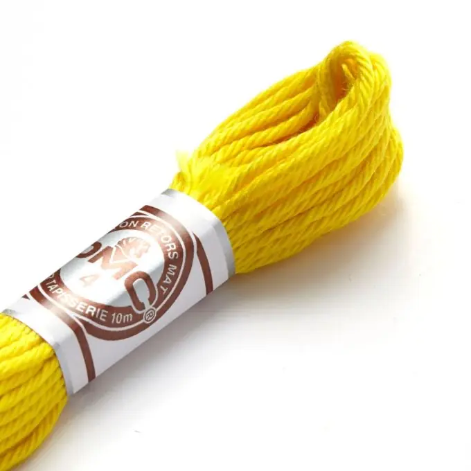 Heißes Angebot Zwirnsfaden für Stickerei, mattes Gelb bis Orange – COL 2444