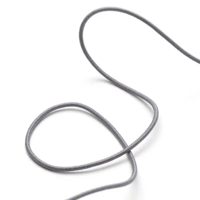 Günstig Elastische Kordel, 1,5 mm, dunkelgrau