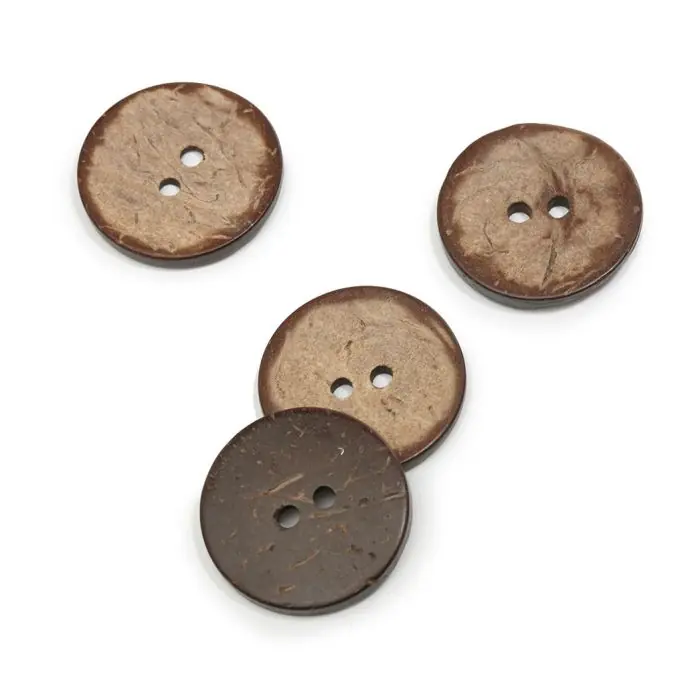 Kokosnussknopf 2-Loch 22mm Aktuell