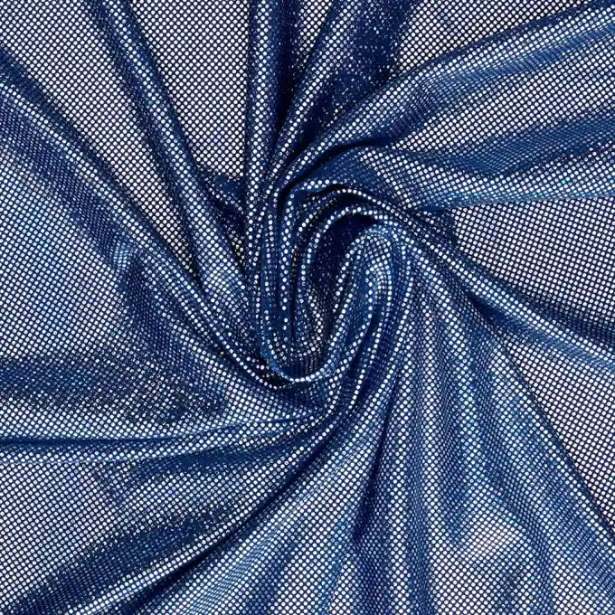 Sichere Zahlung Blaue Stecknadelstrickware 145 cm Breite