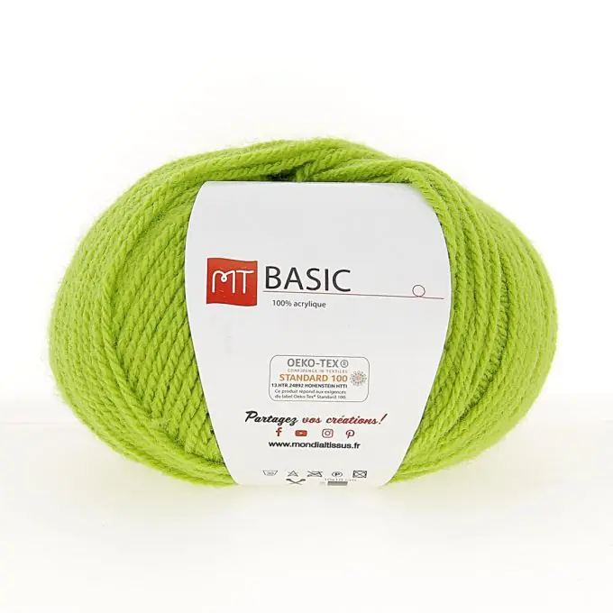 Direkt Vom Hersteller Strickgarnknäuel Basic, anisgrün