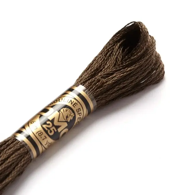 Aktuell Mouliné-Faden für Stickereien – Grautöne – COL 3021