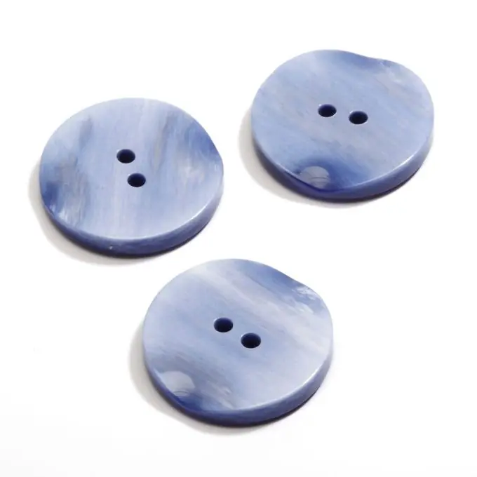 Mengenrabatt Knopf 2 Löcher Lavendel merliert