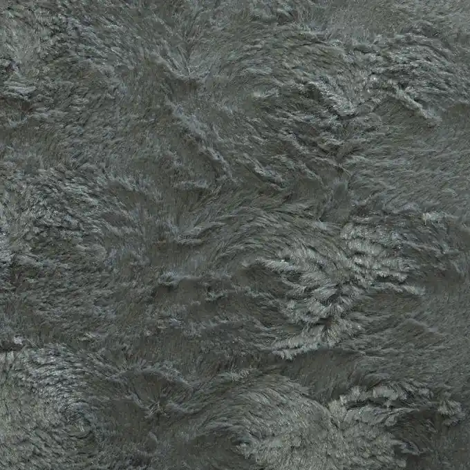 Leichte Graue Kunstpelz 150cm Breite – Einfarbig Geld-Zurück-Garantie