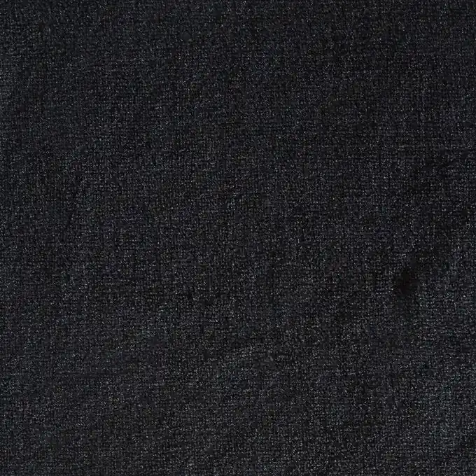 Must-Have Schwarzer Kuschelstoff Uni 150cm Breite