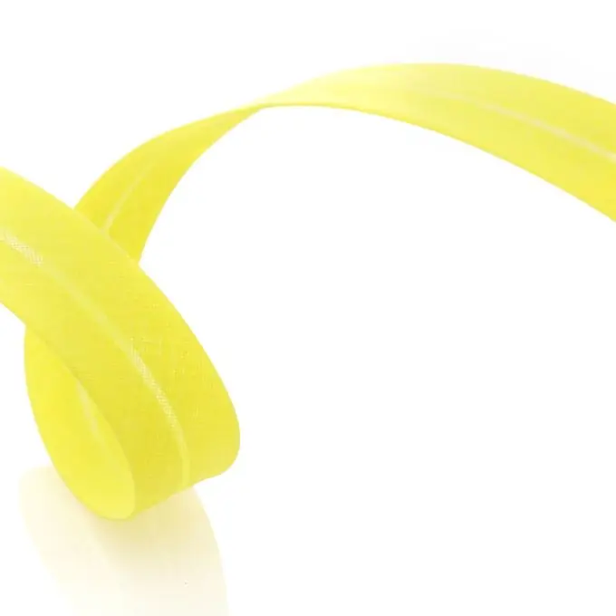 Schrägband für alle Textilien – Zitronengelb, 20 mm Bestpreis