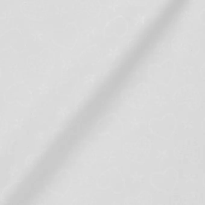 Neuheit Baumwollpopeline Weiß mit Herzen 112cm Breite