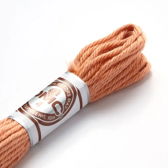 Zwirnsfaden für Stickerei, mattes Gelb bis Orange – COL 2923 Neue Ware