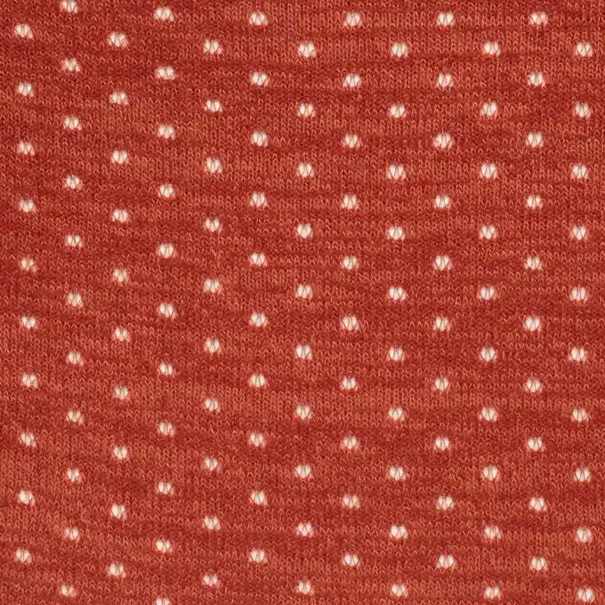 Strickstoff für Pullover Orange Ajour 150cm Breite Schnäppchen